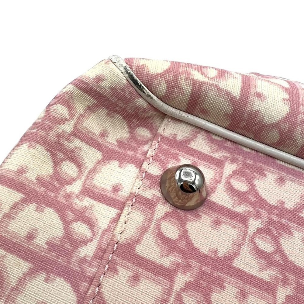 Vintage Christian Dior by John Galliano pink trotter monogram bowler bag - Picture 7 of 8